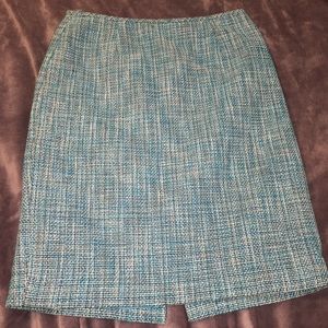 Calvin Klein Tweed Pencil Skirt